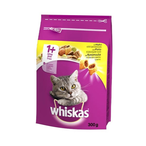WHISKAS 1+ Croquettes with Chicken 1.40 kg.