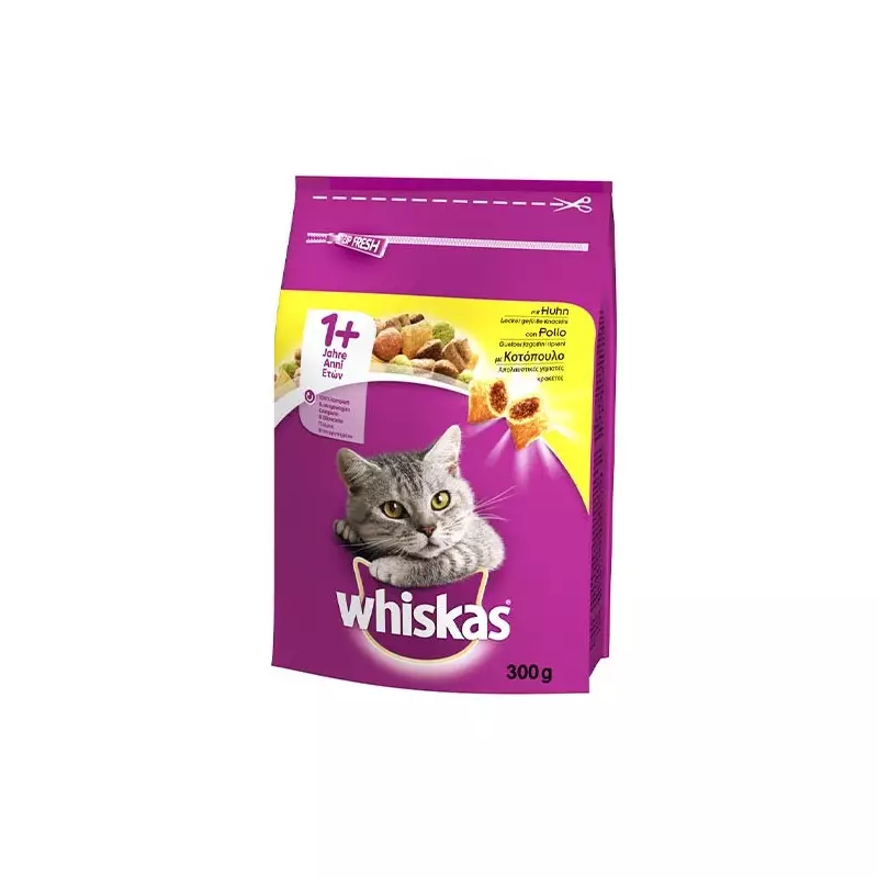 WHISKAS 1+ Kroketten mit Hühnchen 300 gr.