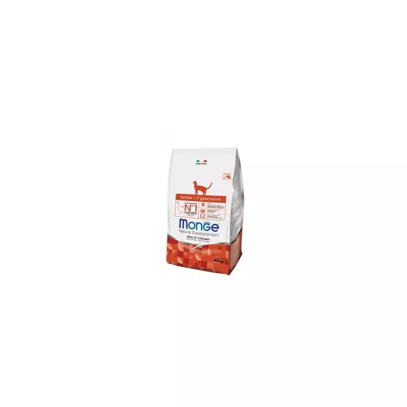 MONGE Natural Superpremium Senior Ricco di Pollo 400 gr. MONGE Natural Superpremium Senior Ricco di Pollo 400 gr.