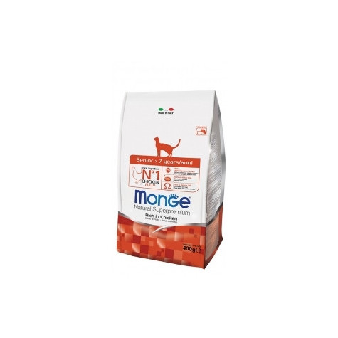MONGE Natural Superpremium Senior Ricco di Poulet 400 g.