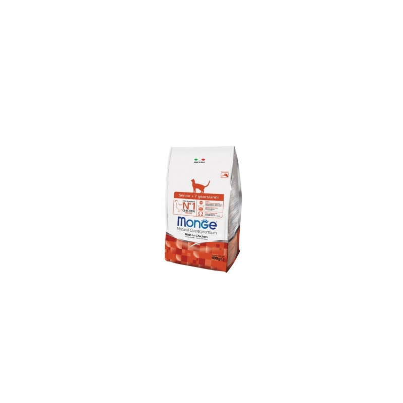 MONGE Natural Superpremium Senior Ricco di Poulet 1,5 kg. MONGE Natural Superpremium Senior Ricco di Poulet 1,5 kg.