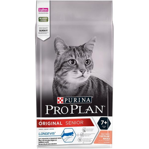 PURINA Pro Plan Adult 7+ Reich an Lachs 1,5 kg.