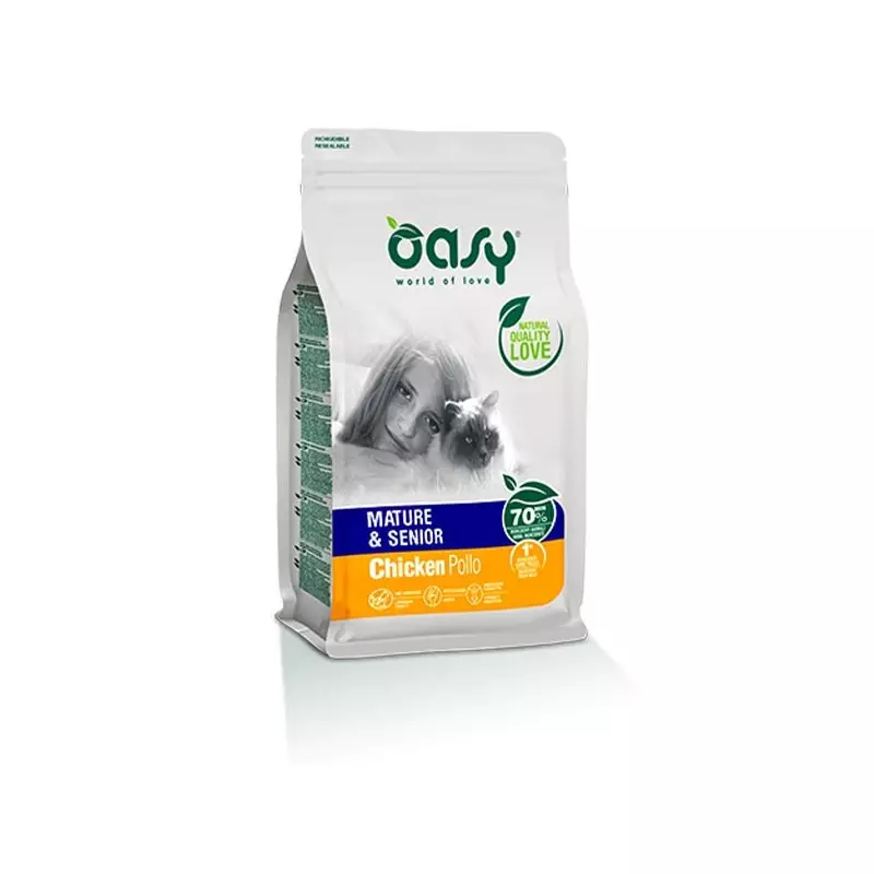 OASY Dry Mature & Senior 1,5 kg. OASY Dry Mature & Senior 1,5 kg.