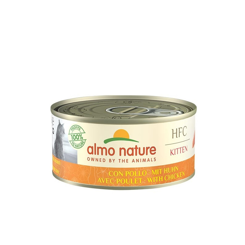 ALMO NATURE HFC Complete Kitten avec Poulet 150 g. ALMO NATURE HFC Complete Kitten avec Poulet 150 g.