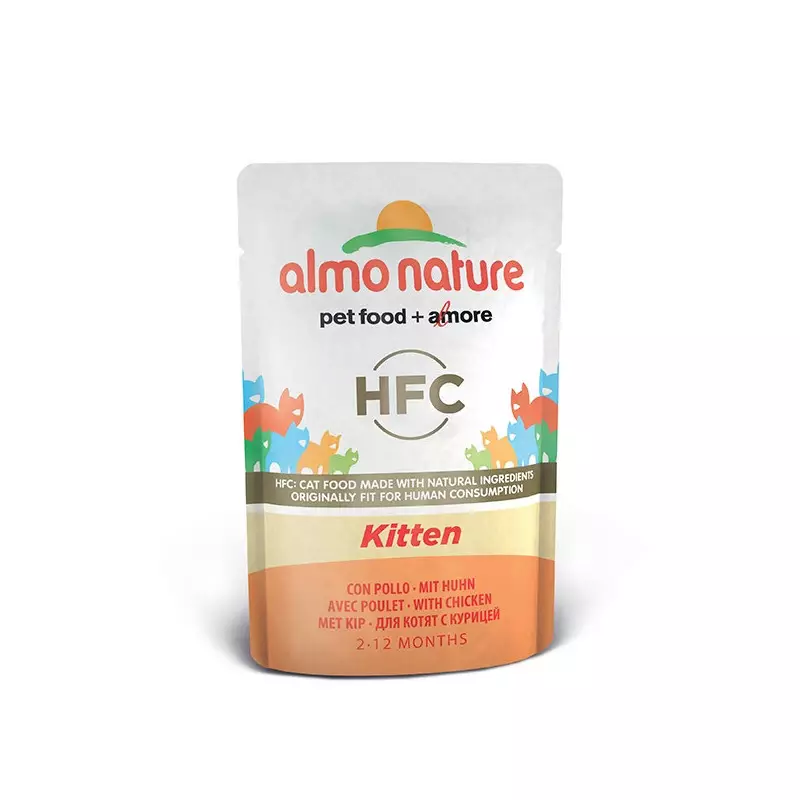 ALMO NATURE HFC Cuisine Kätzchen mit Huhn 55 gr. ALMO NATURE HFC Cuisine Kätzchen mit Huhn 55 gr.