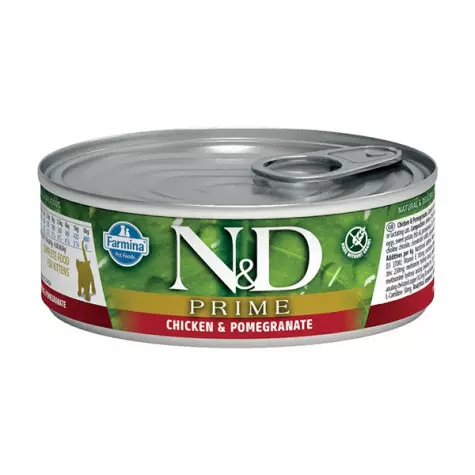 FARMINA Natural & Delicious Prime Kitten mit Huhn und Granatapfel 80 gr.