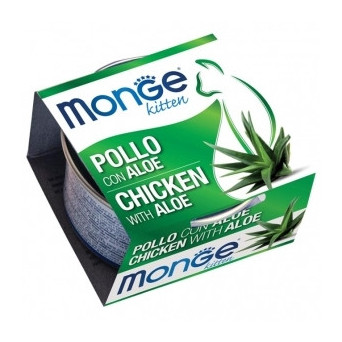 MONGE Natural Superpremium Fruits Kitten con Pollo e Aloe 80 gr. - 
