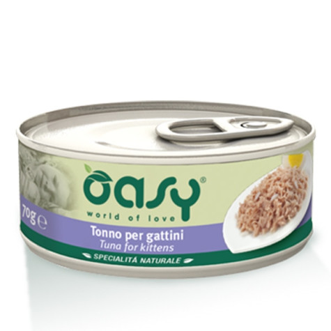 OASY Natural Specialty Tuna for Kittens 70 gr.