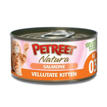PETREET Natura Le Vellutate Kitten con Salmone 70 gr. - 