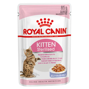 ROYAL CANIN Kitten Sterilised in Jelly 12 x 85 gr. - 