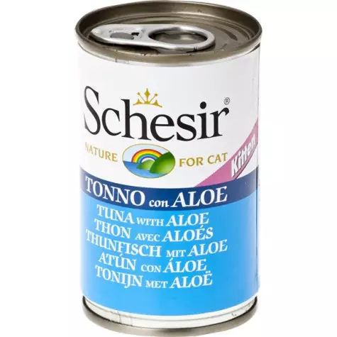 SCHESIR Kitten Thunfisch mit Aloe in Gelee 140 gr.