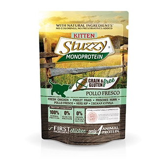 STUZZY CAT Monoprotein Grain & Gluten Free Kitten Pollo Fresco 85 gr. -