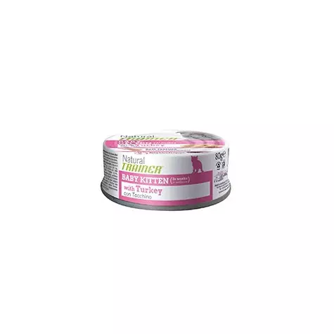 TRAINER Natural Baby Kitten Tacchino 80 gr. - 