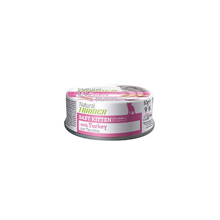 TRAINER Natural Baby Kitten Tacchino 80 gr. - 