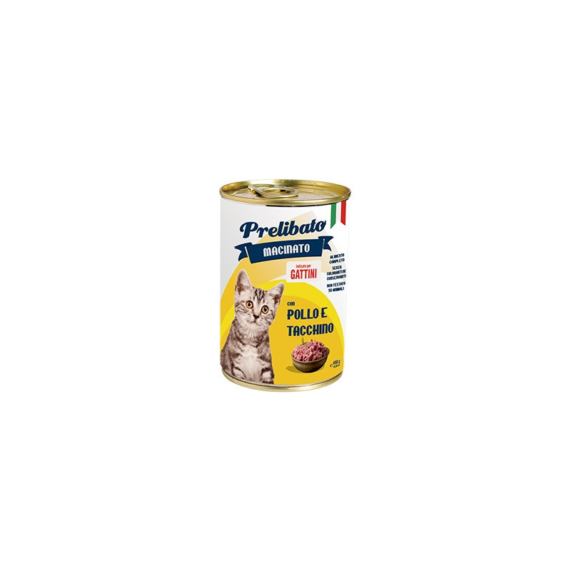 UNIPRO Delicious Ground Chicken and Turkey for Kittens 400 gr.