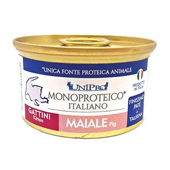 UNIPRO Unicamente Kitten Maiale 85 gr. - 
