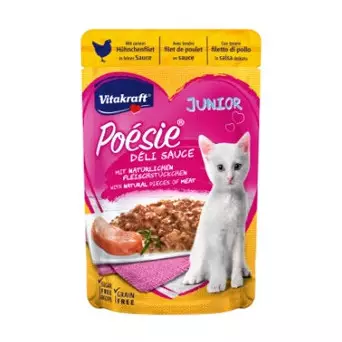 VITAKRAFT Poèsie Deli Sauce Junior with Chicken Breast 85 gr.