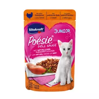VITAKRAFT Poèsie Deli Sauce Junior with Turkey Breast 85 gr.