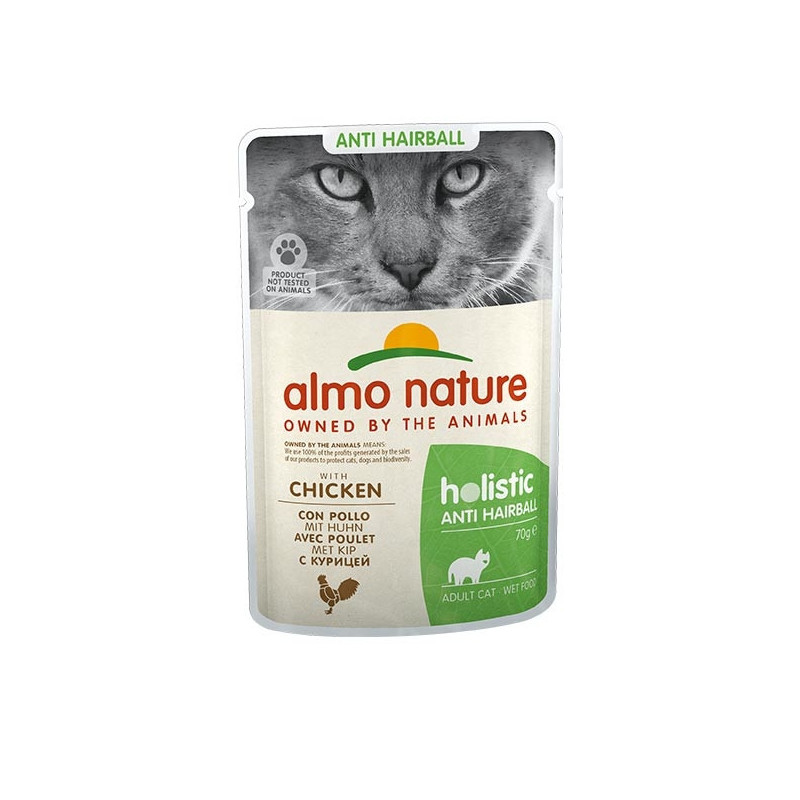 ALMO NATURE Anti Hairball avec Poulet 70 g. ALMO NATURE Anti Hairball avec Poulet 70 g.