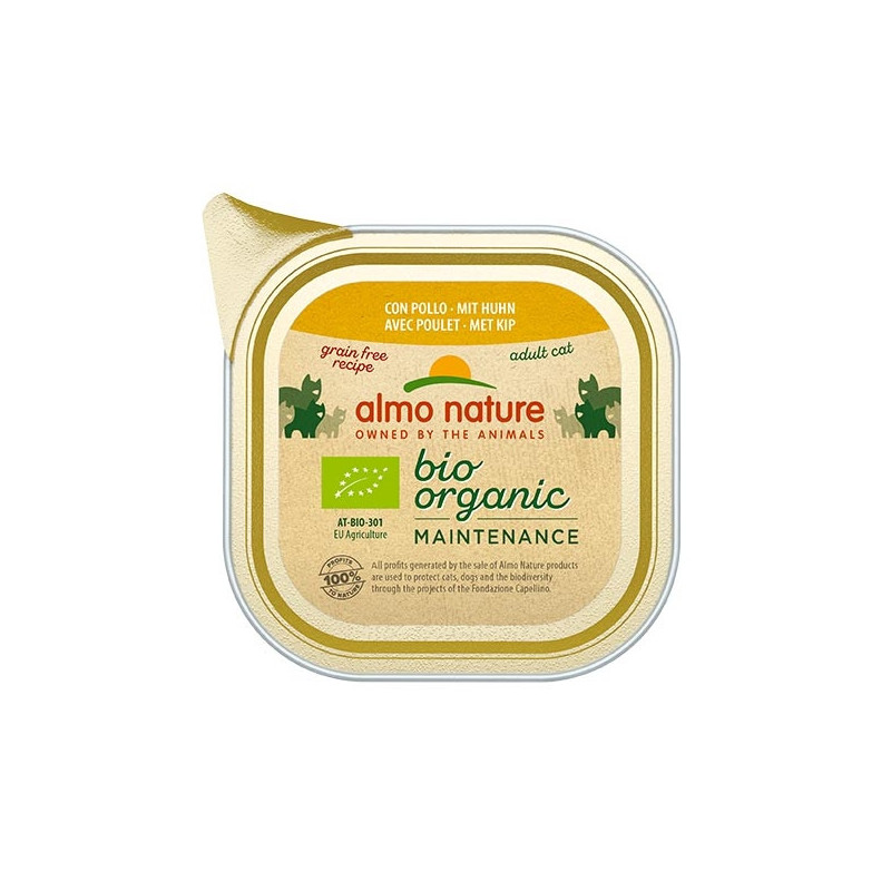 ALMO NATURE BioOrganic Maintenance avec Poulet 85 g. ALMO NATURE BioOrganic Maintenance avec Poulet 85 g.