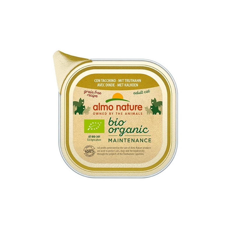ALMO NATURE BioOrganic Maintenance avec Dinde 85 g. ALMO NATURE BioOrganic Maintenance avec Dinde 85 g.