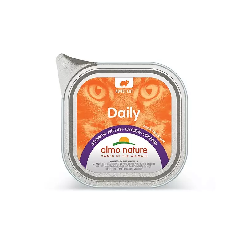 ALMO NATURE Daily Menu with Rabbit 100 gr. ALMO NATURE Daily Menu with Rabbit 100 gr.