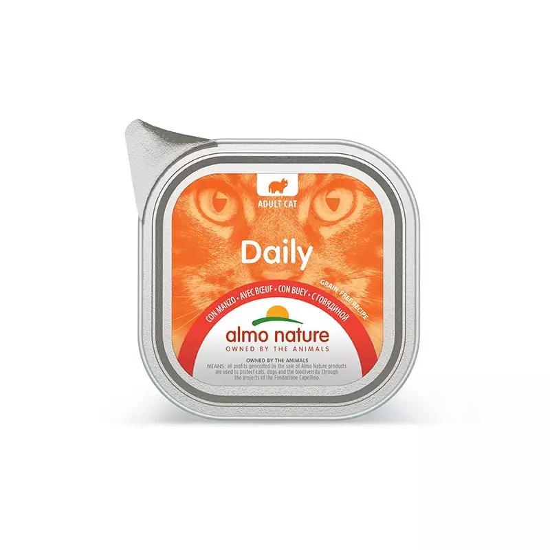 ALMO NATURE Tagesmenü mit Rindfleisch 100 gr.