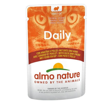 ALMO NATURE Daily Menu con Pollo e Anatra 70 gr. - 