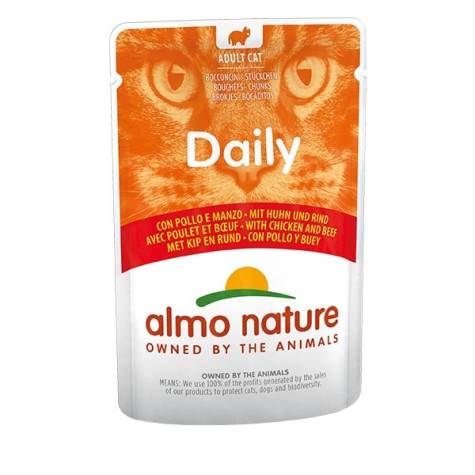ALMO NATURE Daily Menu avec Poulet et Bœuf 70 g.