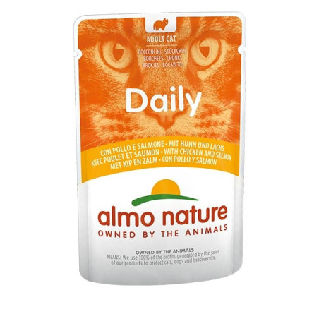 ALMO NATURE Daily Menu con Pollo e Salmone 70 gr. - 