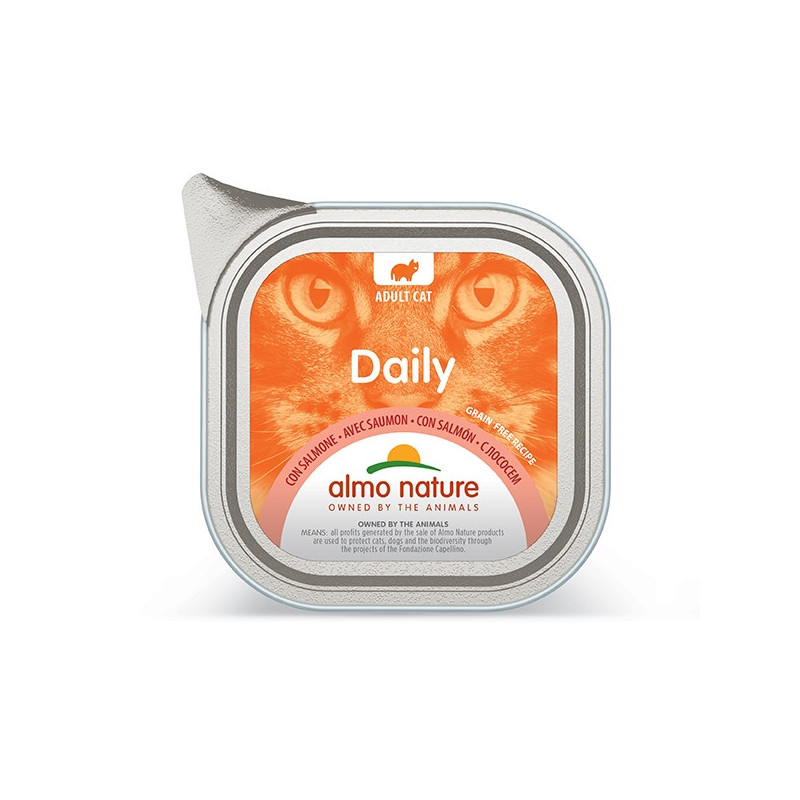 ALMO NATURE Daily Menu avec Saumon 100 g. ALMO NATURE Daily Menu avec Saumon 100 g.