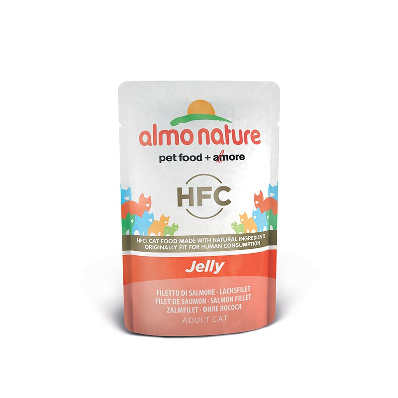 ALMO NATURE HFC Jelly Salmon Fillet 55 gr.