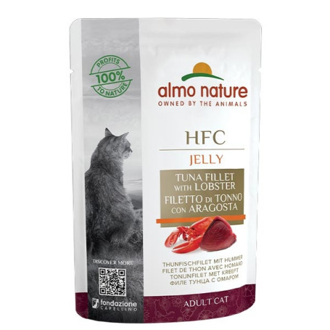 ALMO NATURE HFC Jelly Fillet of Tuna and Lobster 55 gr.