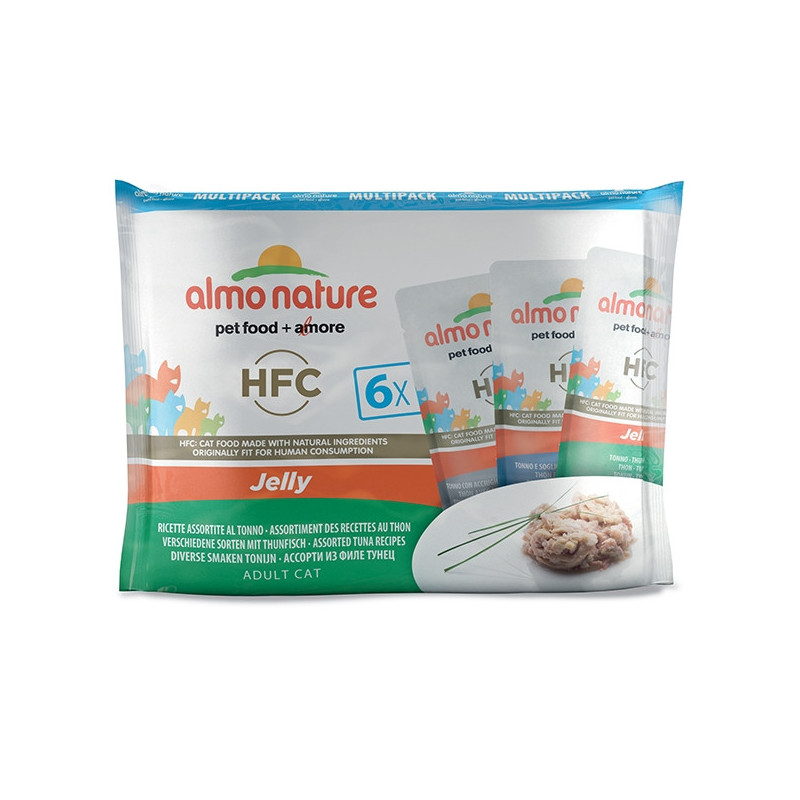 ALMO NATURE HFC Jelly Multipack Assorted Recipes with Tuna 55 gr.