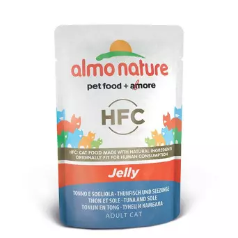 ALMO NATURE HFC Gelee Thunfisch und Seezunge 55 gr.