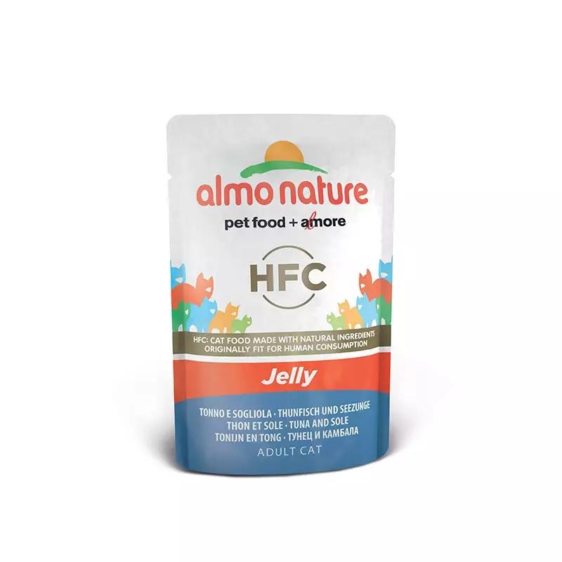 ALMO NATURE HFC Jelly Tonno e Sogliola 55 gr. ALMO NATURE HFC Jelly Tonno e Sogliola 55 gr.