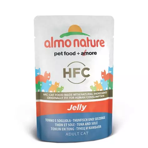 ALMO NATURE HFC Gelee Thunfisch und Seezunge 55 gr.