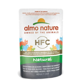 ALMO NATURE HFC Natural Fillet of Tuna and Anchovies 55 gr.
