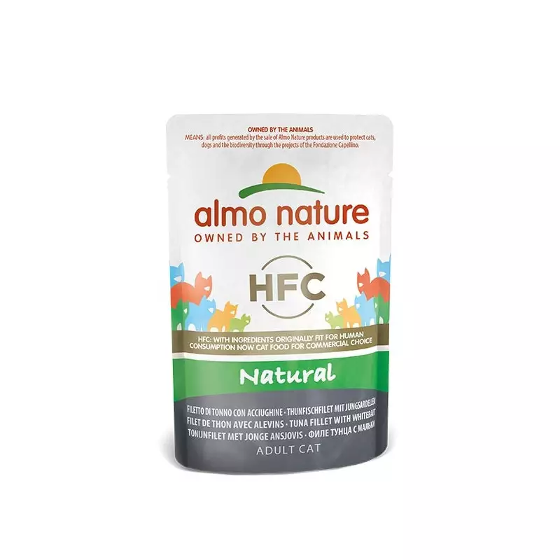 ALMO NATURE HFC Natural Filetto di Tonno e Acciughine 55 gr. ALMO NATURE HFC Natural Filetto di Tonno e Acciughine 55 gr.