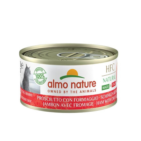 ALMO NATURE HFC Natural Made in Italy Ham with Cheese 70 gr.