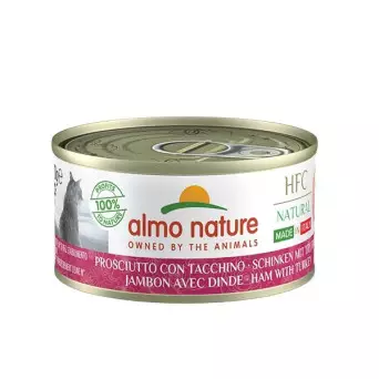 ALMO NATURE HFC Natural Made in Italy Ham with Turkey 70 gr.