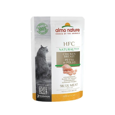 ALMO NATURE  HFC Natural Plus Petto Di Tonno Skipjack 55 gr. - 