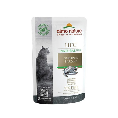 ALMO NATURE HFC Natural Plus Sardine 55 g.