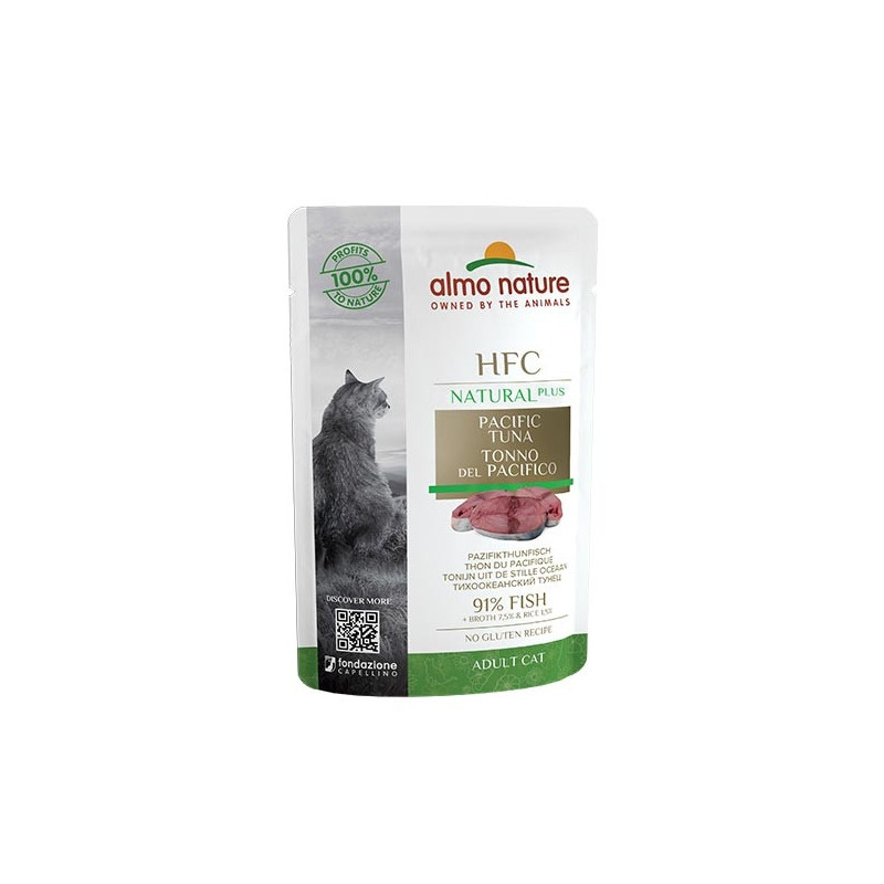 ALMO NATURE HFC Natural Plus Thon del Pacifico 55 g. ALMO NATURE HFC Natural Plus Thon del Pacifico 55 g.