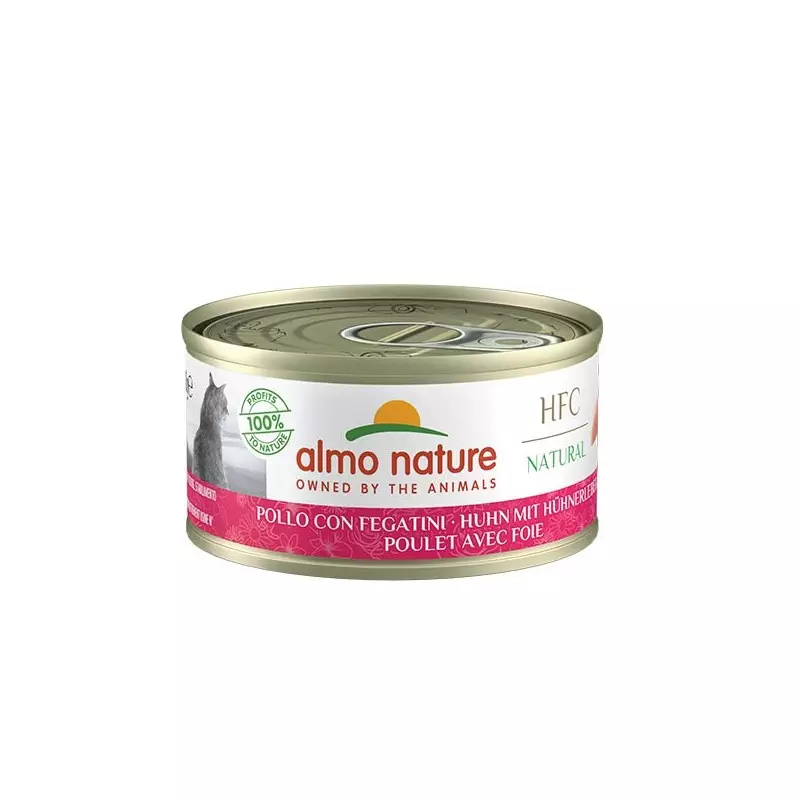 ALMO NATURE HFC Natürliches Huhn mit Leber 70 gr. ALMO NATURE HFC Natürliches Huhn mit Leber 70 gr.