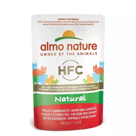 ALMO NATURE HFC Natural Pollo con Gamberetti 55 gr. - 