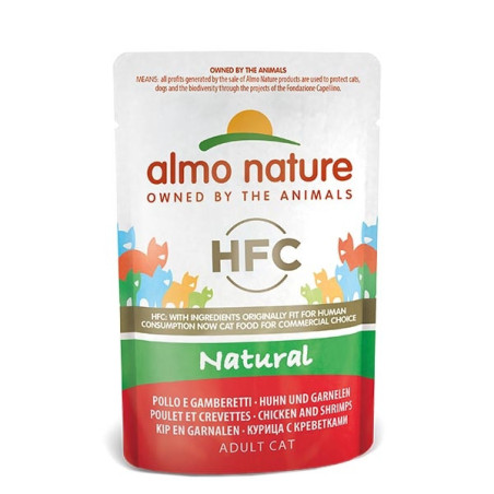 ALMO NATURE HFC Natural Pollo con Gamberetti 55 gr. - 