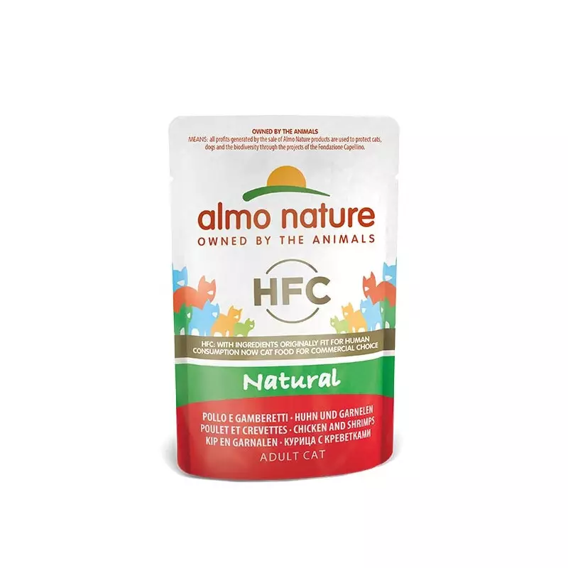 ALMO NATURE HFC Natural Chicken mit Shrimps 55 gr.x6