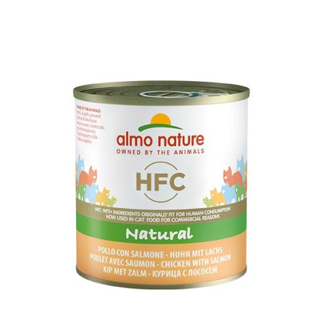 ALMO NATURE HFC Natural Poulet avec Saumon 280 g.