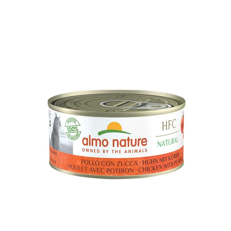 ALMO NATURE HFC Natural Poulet avec Citrouille 150 g.